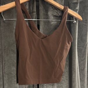 lululemon athletica Brown Tank Top